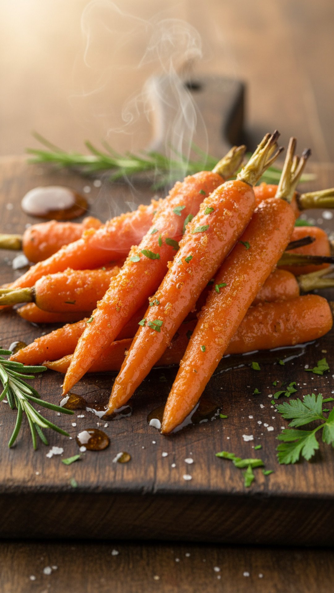 Maple Glazed Roasted Carrots Preparation