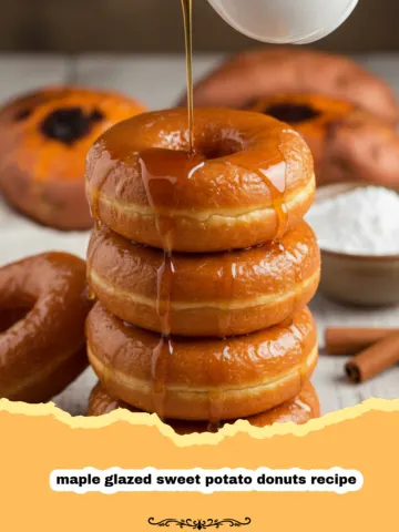 Cozy Morning Maple Glazed Sweet Potato Donuts