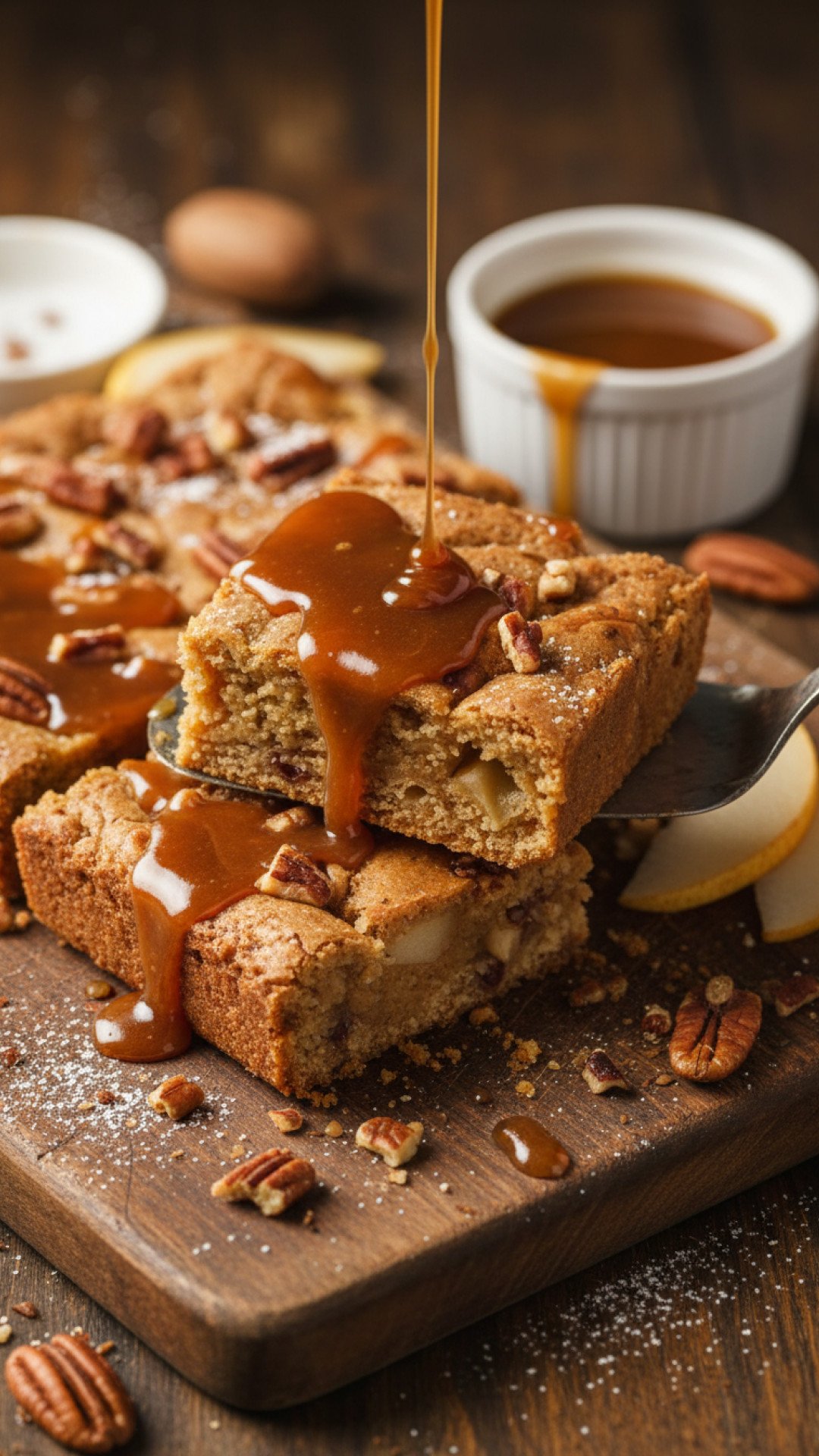 The Ultimate Maple Pecan and Pear Blondies 4 Maple Pecan and Pear Blondies Preparation