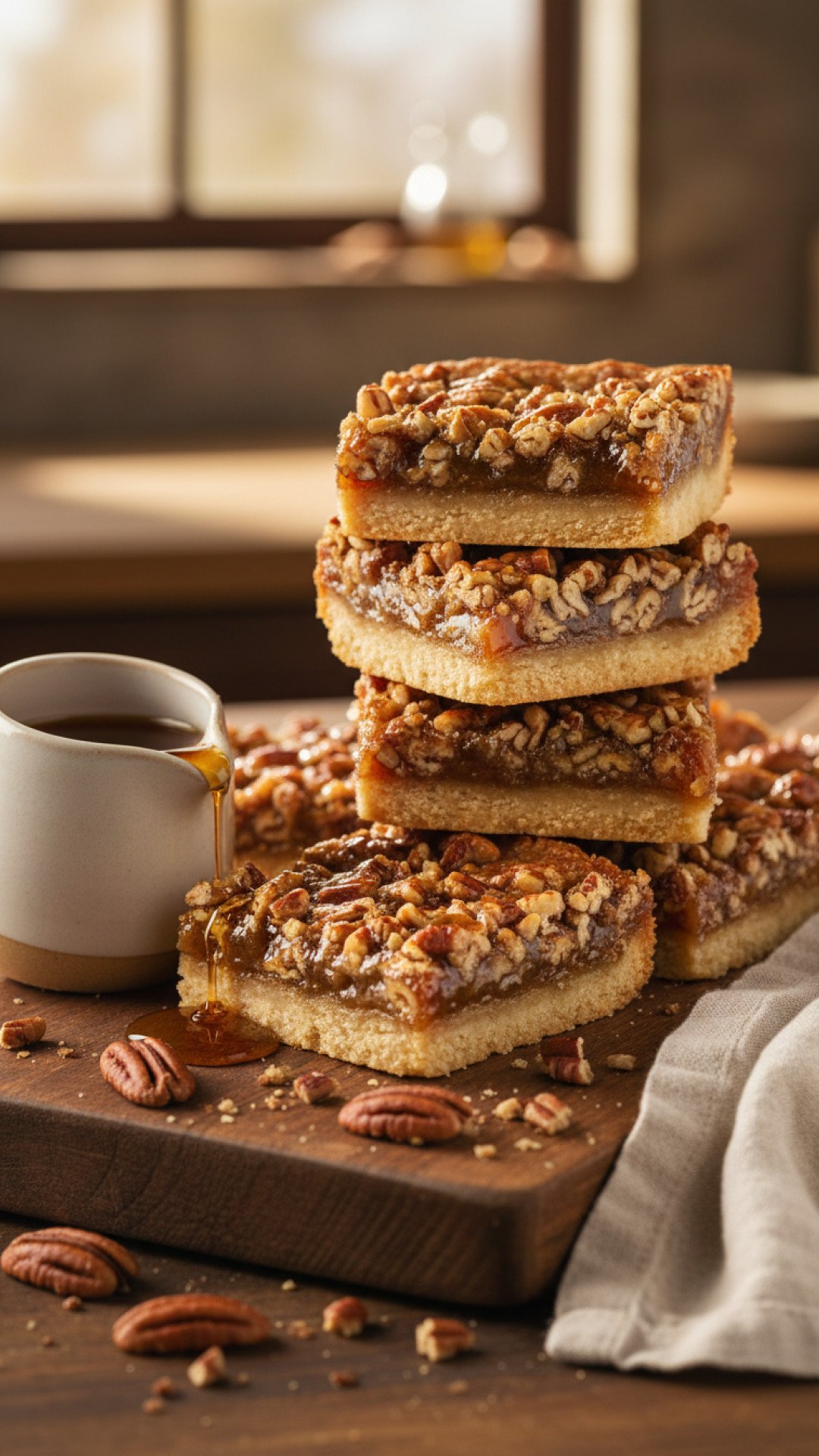 Maple Pecan Pie Bars Preparation
