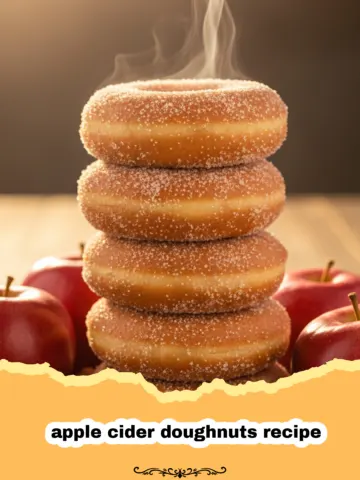 Homemade Apple Cider Doughnuts with Cinnamon Sugar