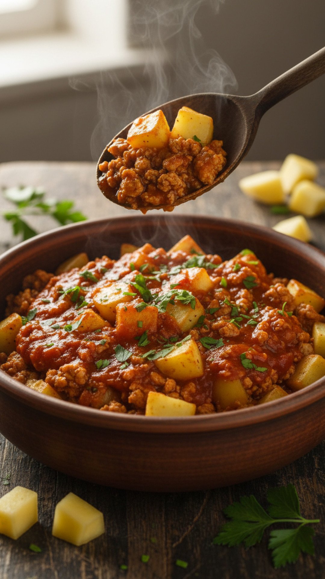 One-Pan Savory Ground Turkey with Potatoes Skillet 4 One-Pan Ground Turkey with Potatoes Preparation