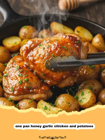The Ultimate One Pan Honey Garlic Chicken and Potatoes 3 The Ultimate One Pan Honey Garlic Chicken and Potatoes