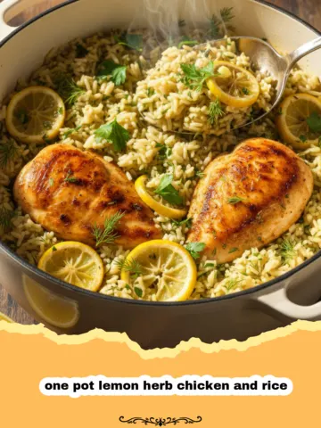 The Ultimate One Pot Lemon Herb Chicken and Rice