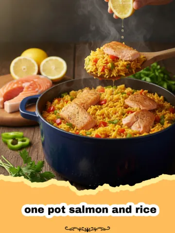 One Pot Salmon and Rice