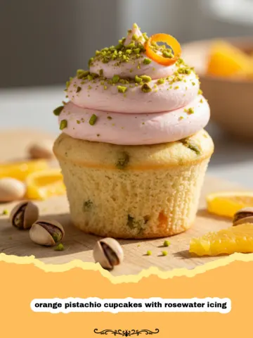 The Most Vibrant Orange Pistachio Cupcakes with Rosewater Icing 2 The Most Vibrant Orange Pistachio Cupcakes with Rosewater Icing