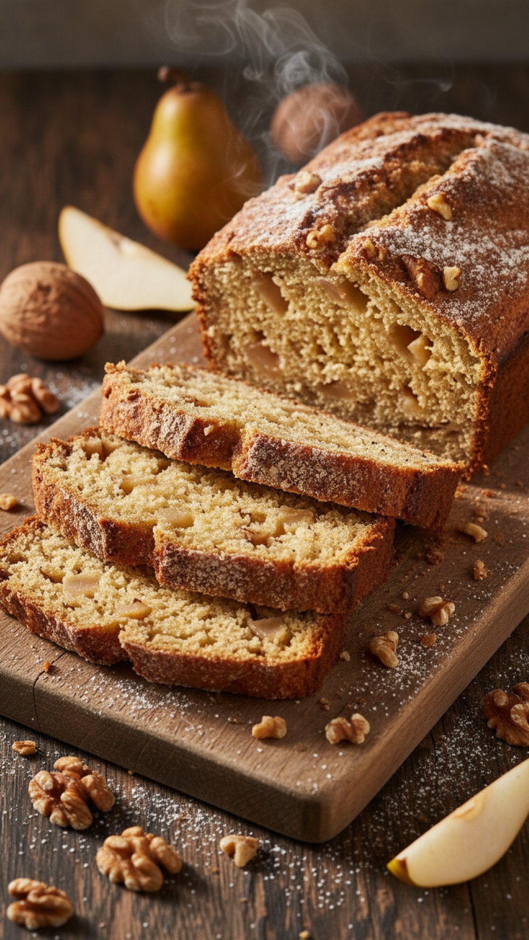 The Most Delicious Pear Walnut Bread Loaf for Your Morning Coffee 4 Pear Walnut Bread Loaf Preparation