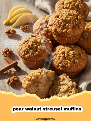 The Best Homemade Pear Walnut Streusel Muffins for Cozy Mornings 23 The Best Homemade Pear Walnut Streusel Muffins for Cozy Mornings