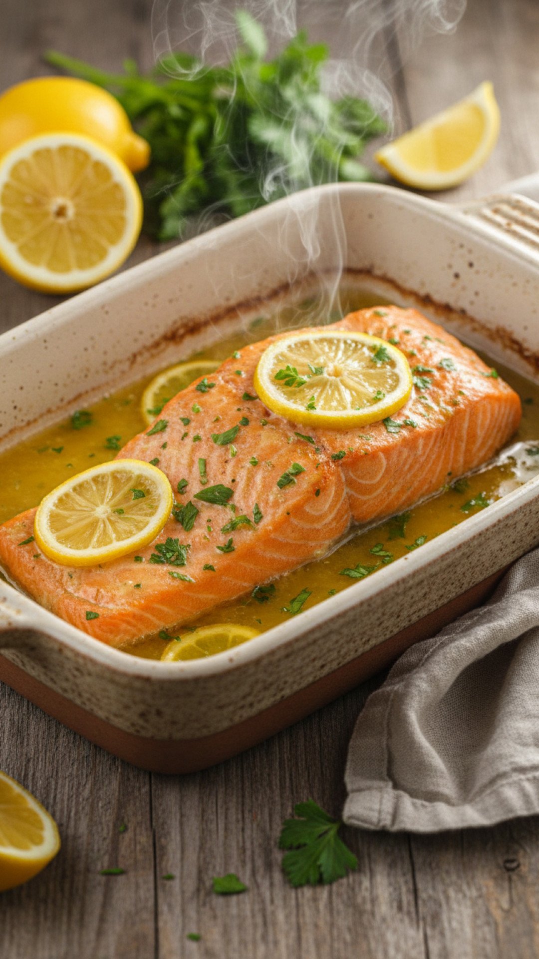 The Best Easy Baked Salmon with Lemon Butter Sauce 4 Perfect Baked Salmon with Lemon Butter Sauce Preparation
