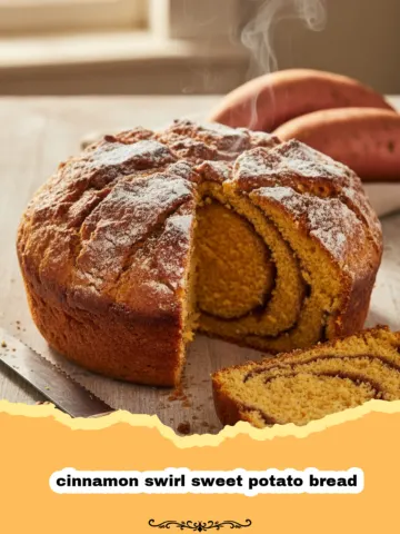 Cinnamon Swirl Sweet Potato Bread