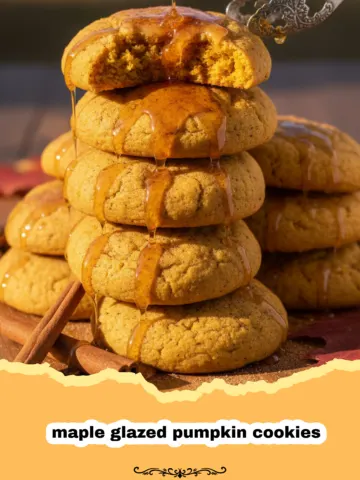 The Ultimate Soft and Chewy Maple Glazed Pumpkin Cookies