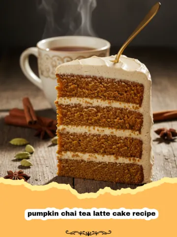 The Ultimate Pumpkin Chai Tea Latte Cake Recipe
