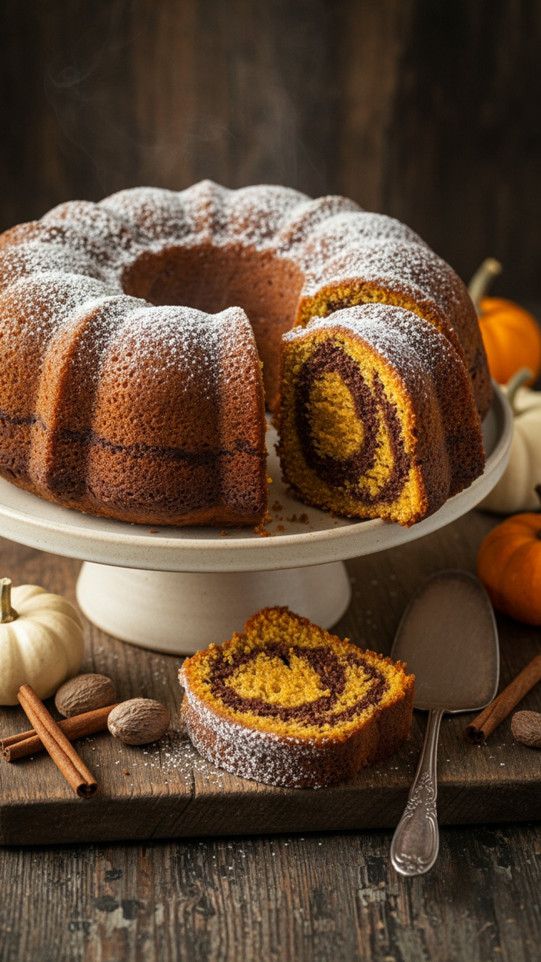 The Ultimate Marbled Pumpkin Chocolate Swirl Cake Recipe 4 Pumpkin Chocolate Swirl Cake Preparation