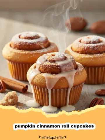 The Most Comforting Pumpkin Cinnamon Roll Cupcakes for Fall 21 The Most Comforting Pumpkin Cinnamon Roll Cupcakes for Fall
