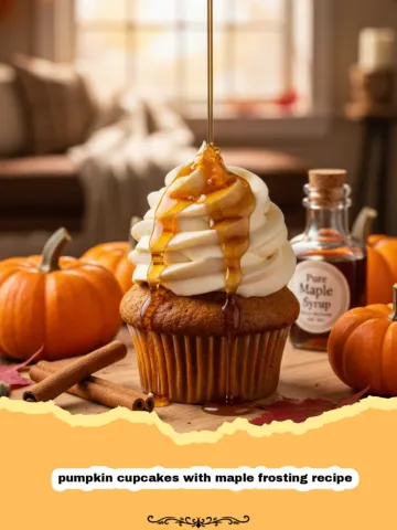 The Ultimate Moist Pumpkin Cupcakes with Maple Frosting Recipe
