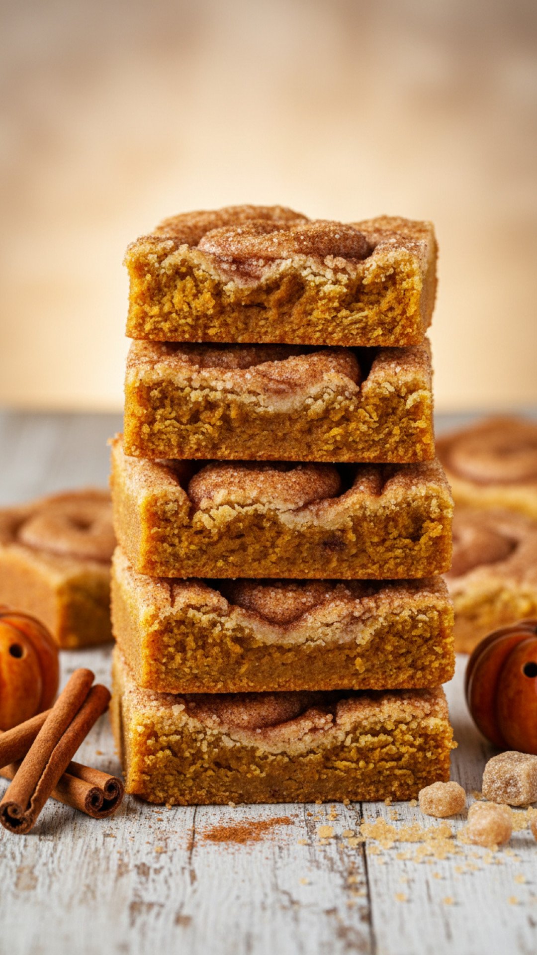 Pumpkin Snickerdoodle Blondies Preparation