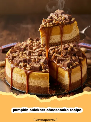 The Ultimate Pumpkin Snickers Cheesecake Recipe for Fall 9 The Ultimate Pumpkin Snickers Cheesecake Recipe for Fall