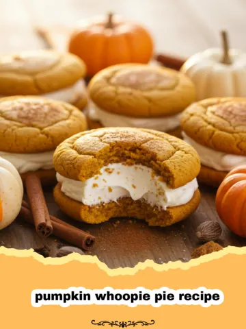 The Best Ever Pumpkin Whoopie Pie Recipe with Cream Cheese Filling