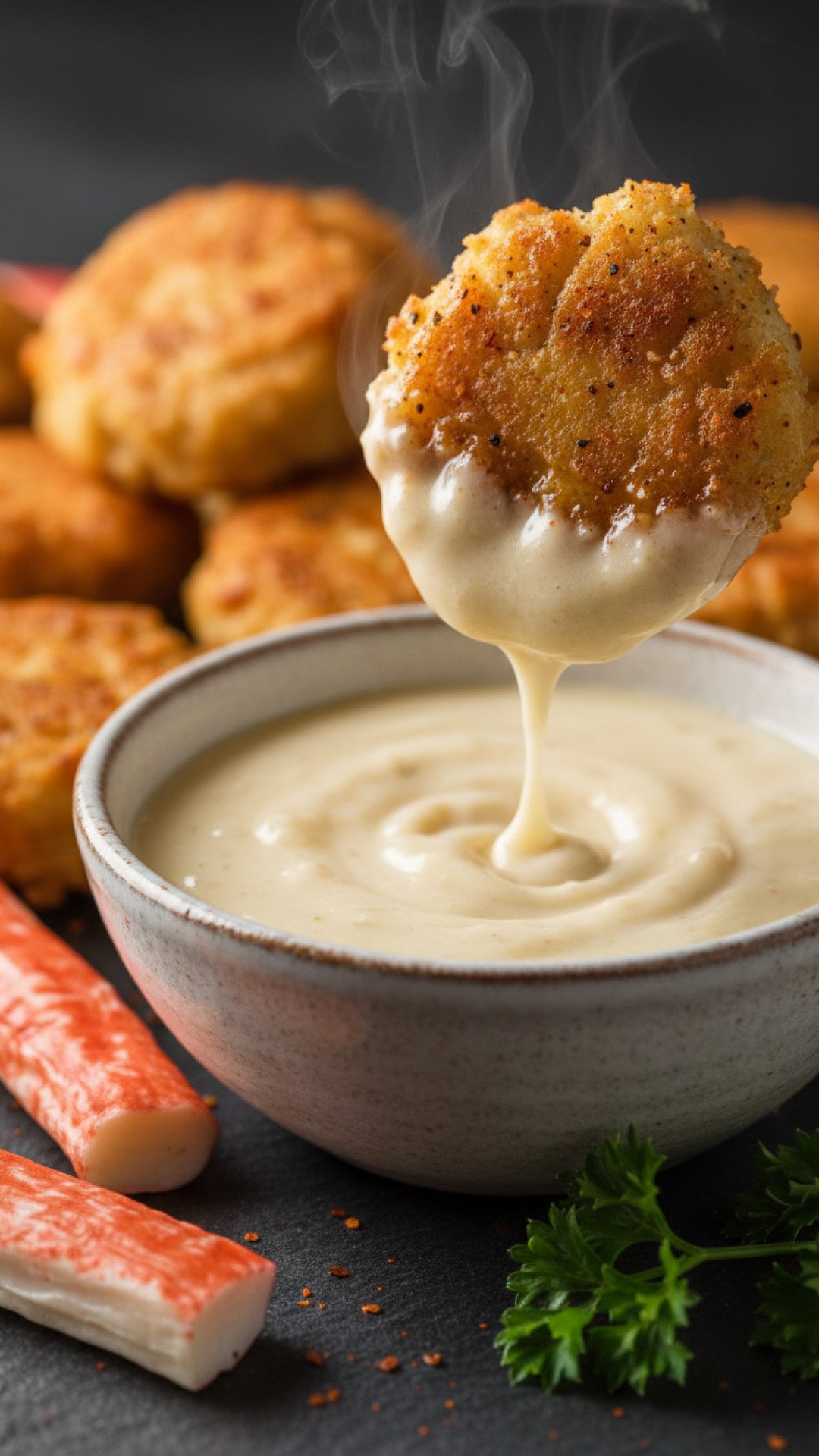 Quick and Crispy Air Fryer Crab Bites 4 Quick and Crispy Air Fryer Crab Bites Preparation