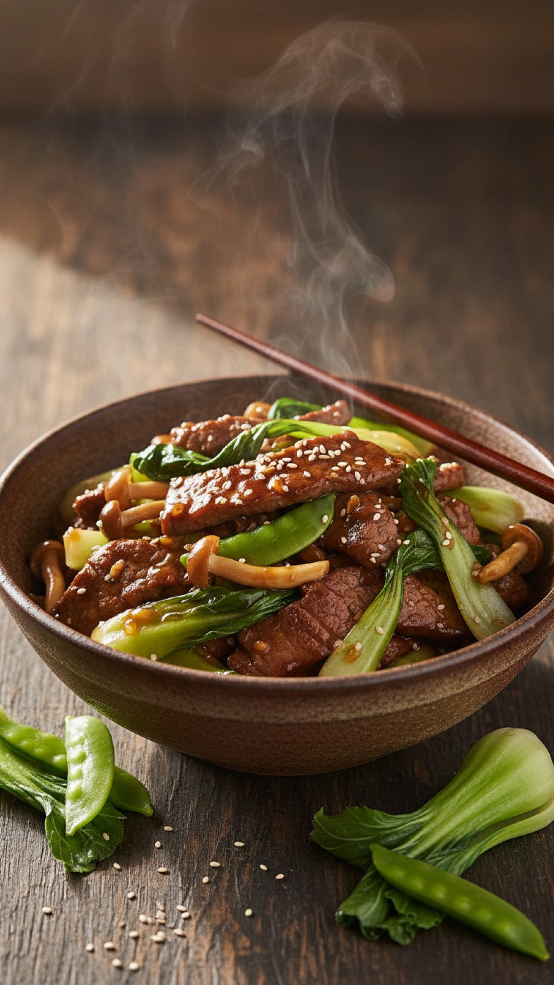 Quick Beef Stir Fry with Vegetables Preparation