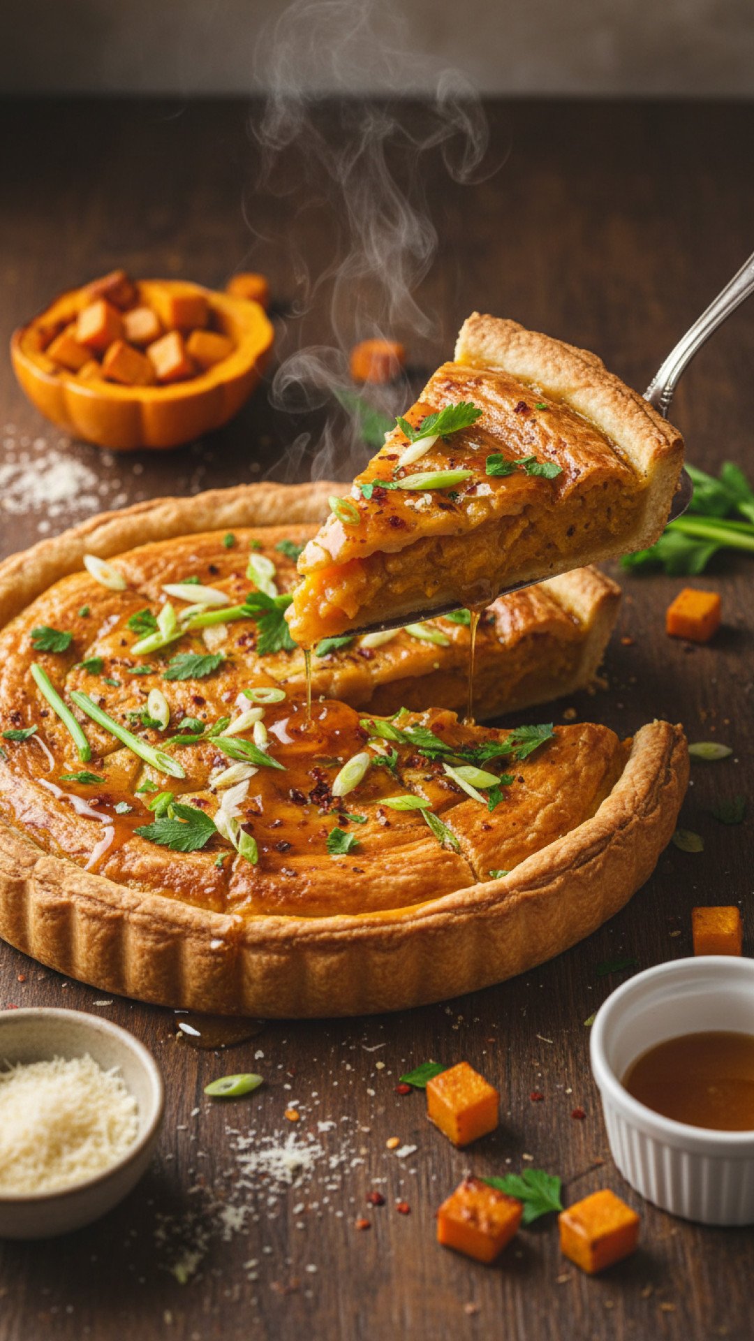 Elegant Roasted Acorn Squash Tart with Brown Butter 4 Roasted Acorn Squash Tart with Brown Butter Preparation