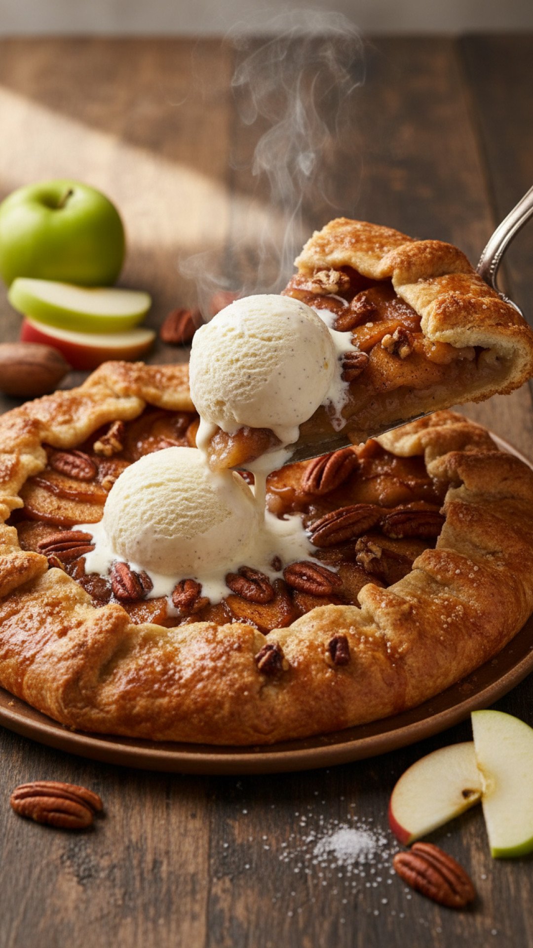 The Ultimate Roasted Apple Pecan Galette Recipe 4 Roasted Apple Pecan Galette Preparation