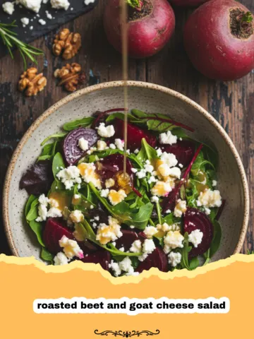 The Most Vibrant Roasted Beet and Goat Cheese Salad Recipe