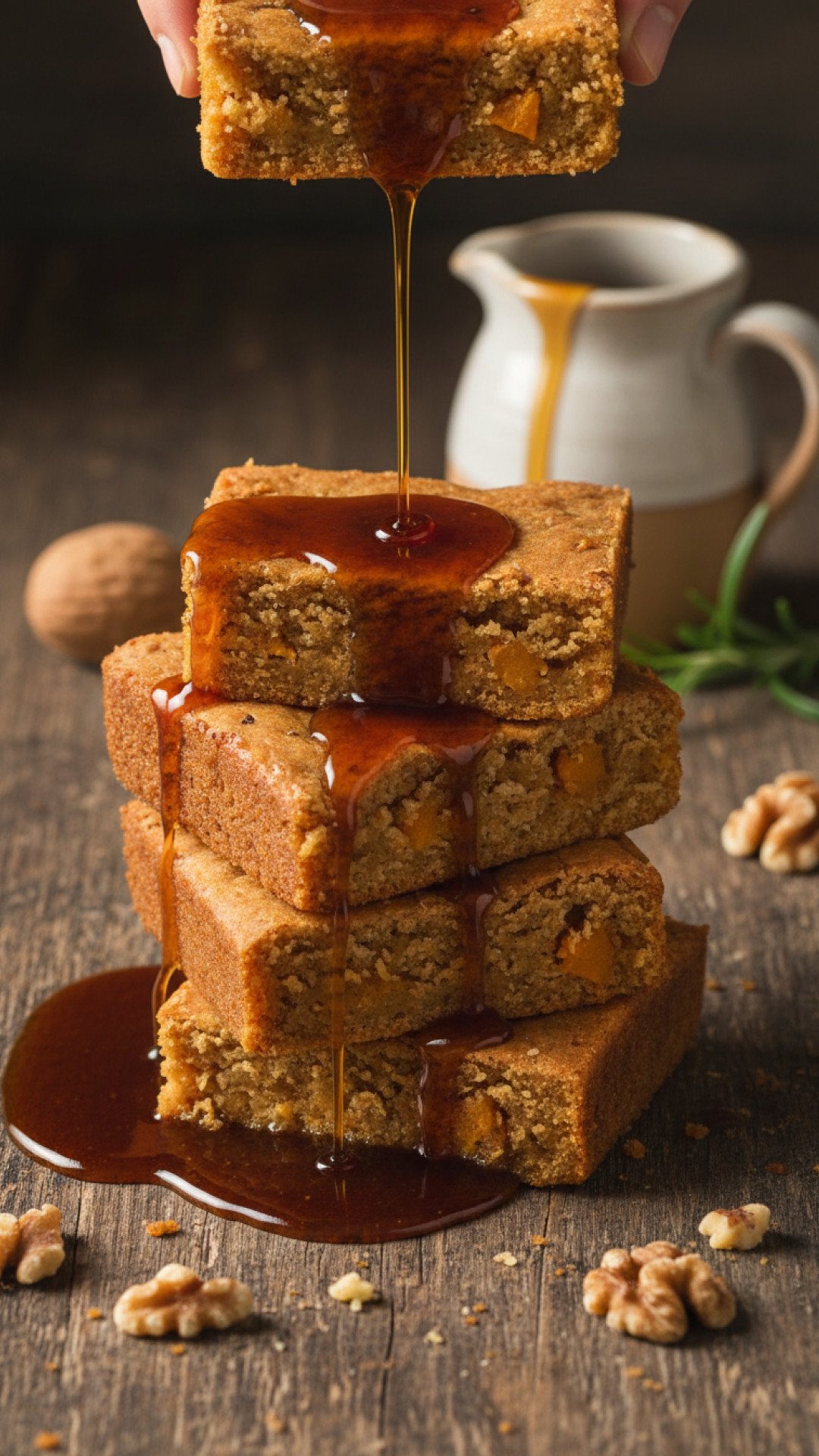 Roasted Butternut Squash and Maple Blondies Preparation
