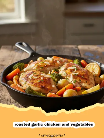 Easy Sheet Pan Roasted Garlic Chicken and Vegetables