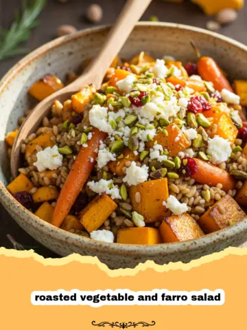 The Best Roasted Vegetable and Farro Salad