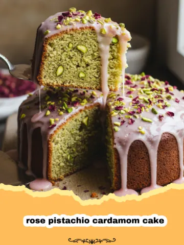 The Ultimate Rose Pistachio Cardamom Cake: A Journey of Flavor