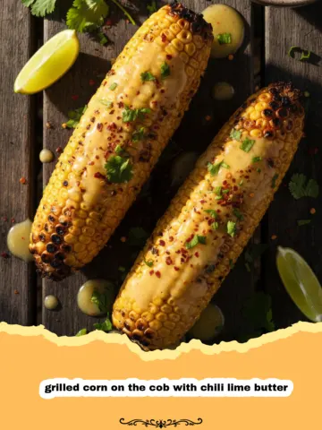 Smoky Grilled Corn on the Cob with Chili Lime Butter