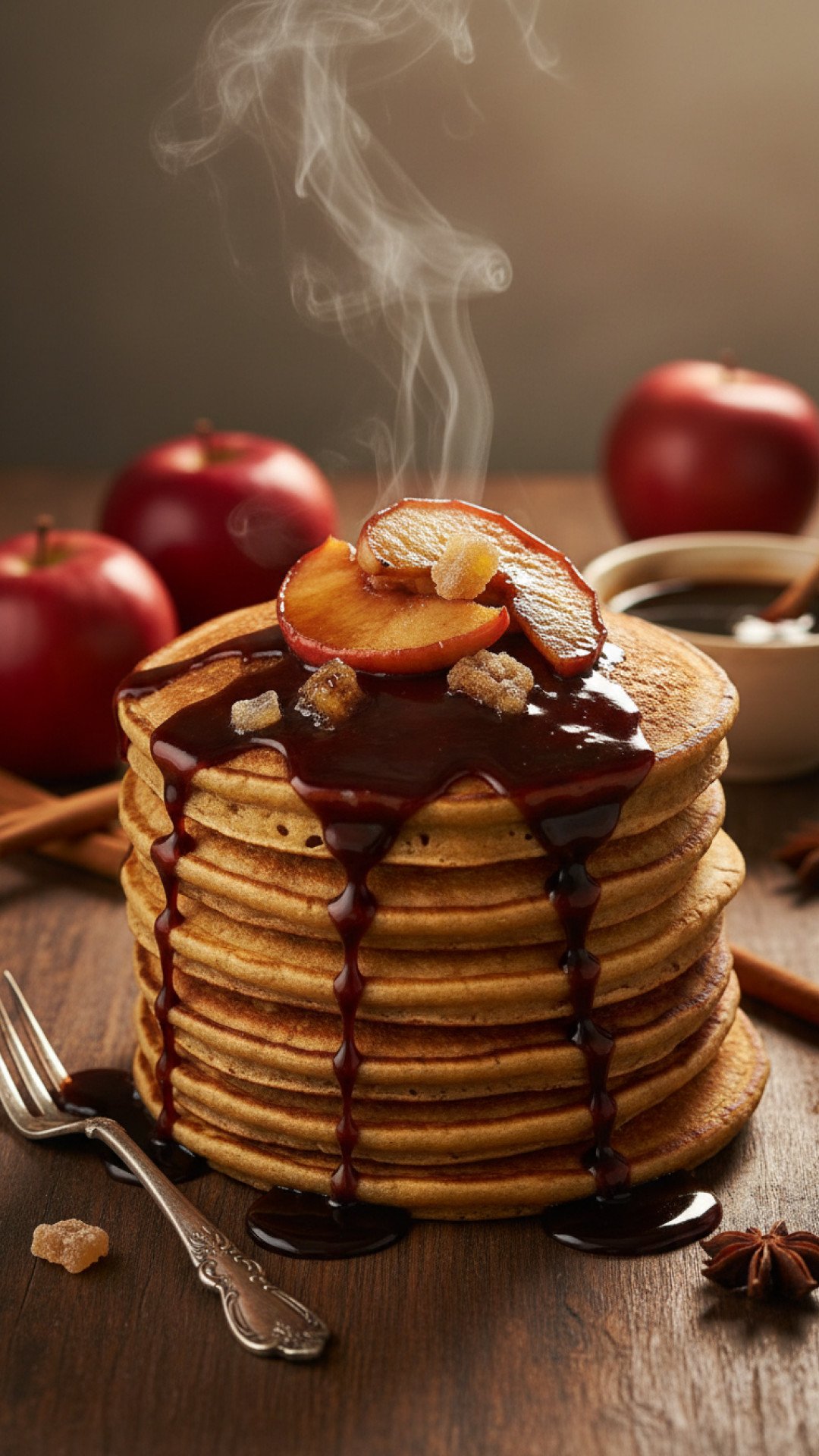 The Ultimate Spiced Apple and Gingerbread Pancakes for a Cozy Morning 4 Spiced Apple and Gingerbread Pancakes Preparation