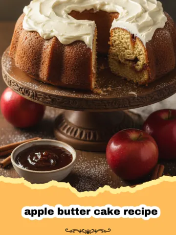 Cozy and Spiced Apple Butter Cake Recipe