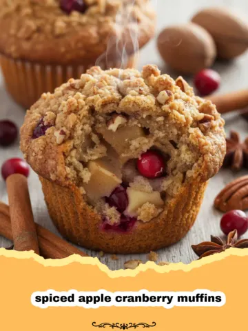 The Best Spiced Apple Cranberry Muffins for a Cozy Morning