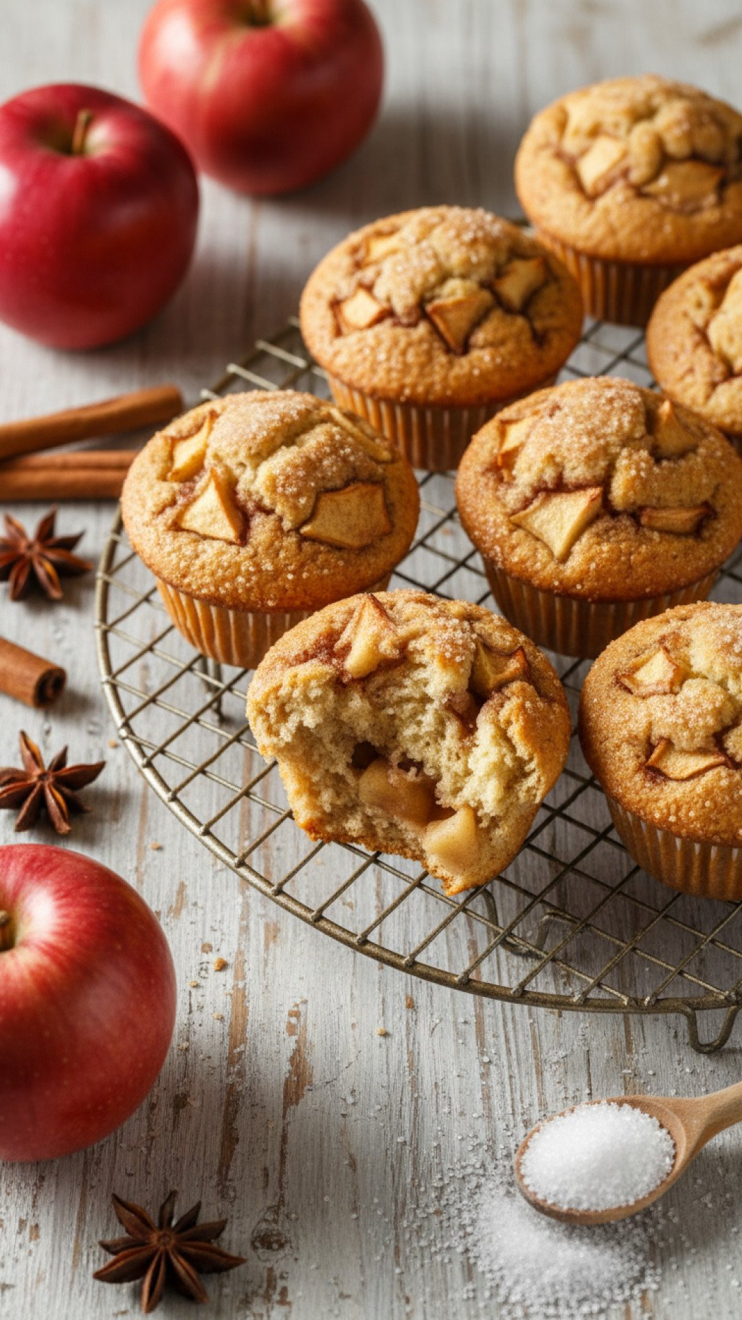 Spiced Apple Muffins Preparation