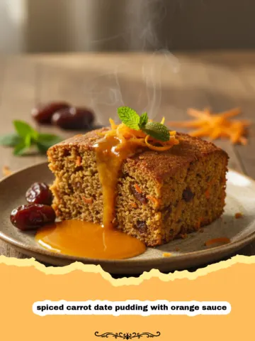 The Ultimate Spiced Carrot Date Pudding with Orange Sauce 3 The Ultimate Spiced Carrot Date Pudding with Orange Sauce