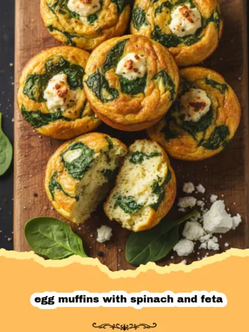 Delicious and Easy Spinach and Feta Egg Muffins