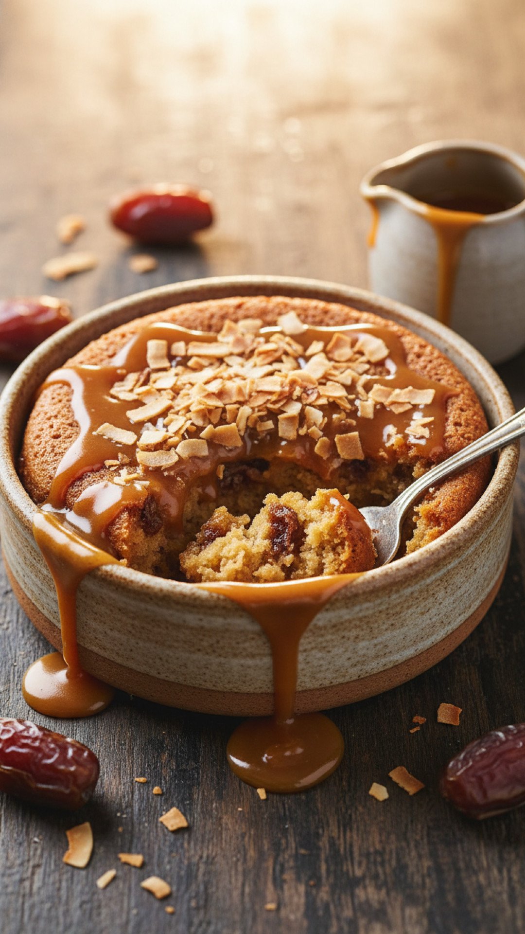 The Ultimate Sticky Coconut Date Pudding with Caramel Sauce 4 Sticky Coconut Date Pudding with Caramel Sauce Preparation