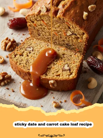 The Ultimate Sticky Date and Carrot Cake Loaf Recipe