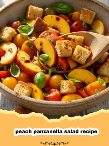 The Most Refreshing Peach Panzanella Salad Recipe for Summer
