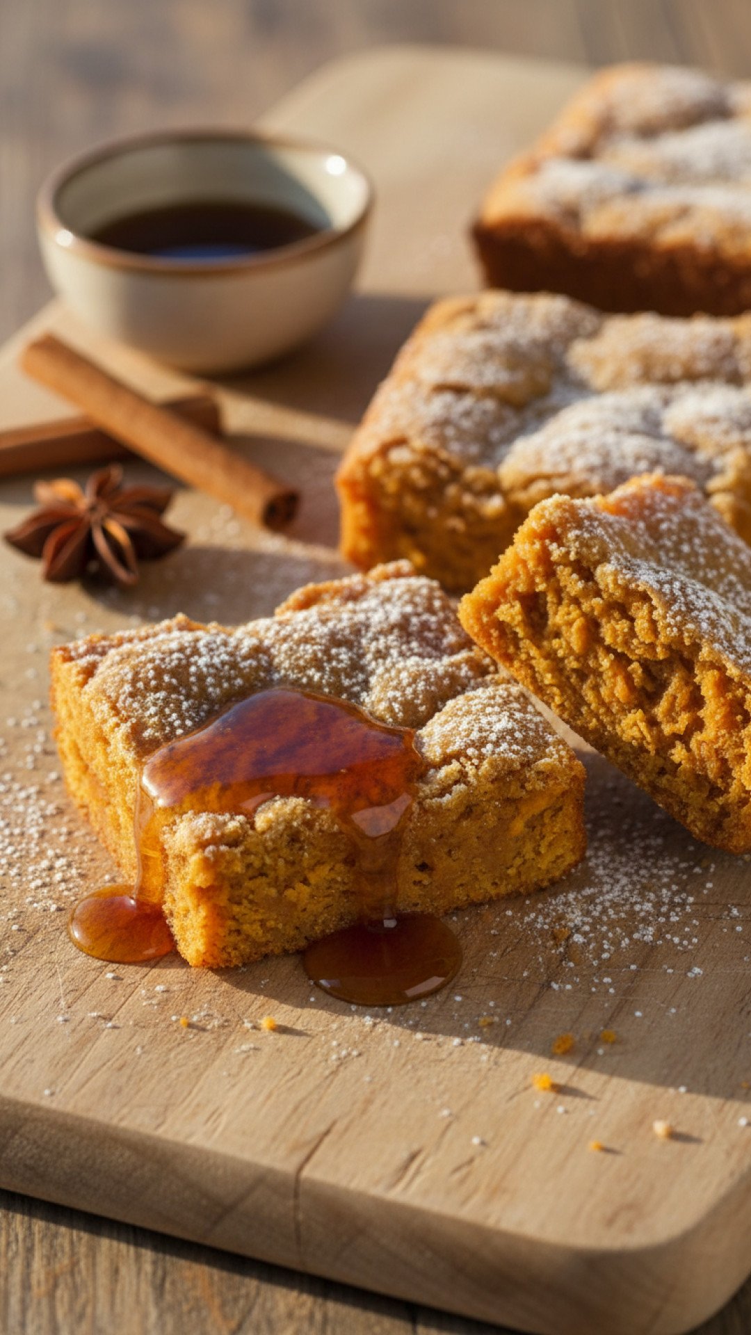 Sweet Potato and Maple Blondies Preparation