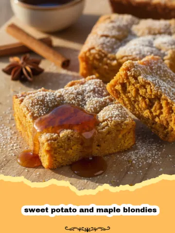 The Ultimate Sweet Potato and Maple Blondies Recipe