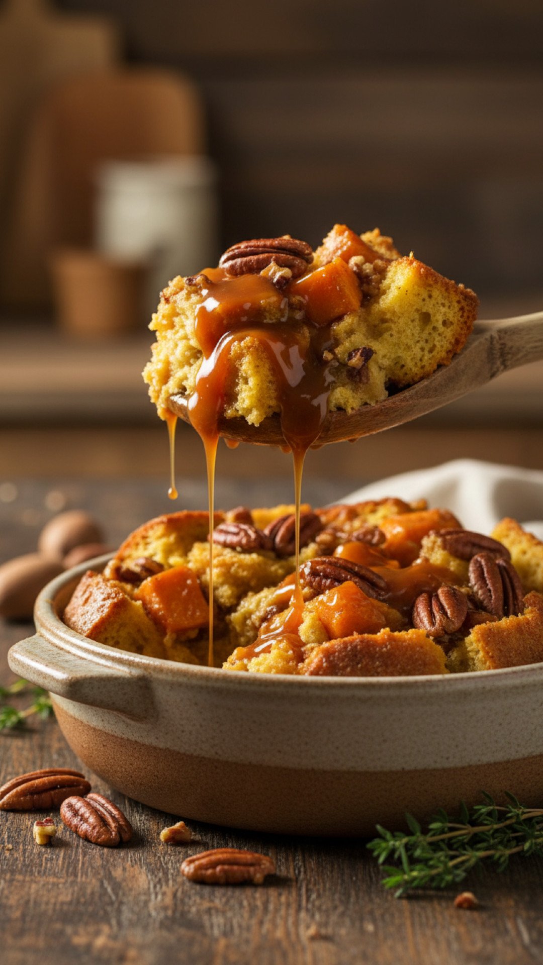 The Ultimate Sweet Potato and Pecan Bread Pudding 4 Sweet Potato and Pecan Bread Pudding Preparation