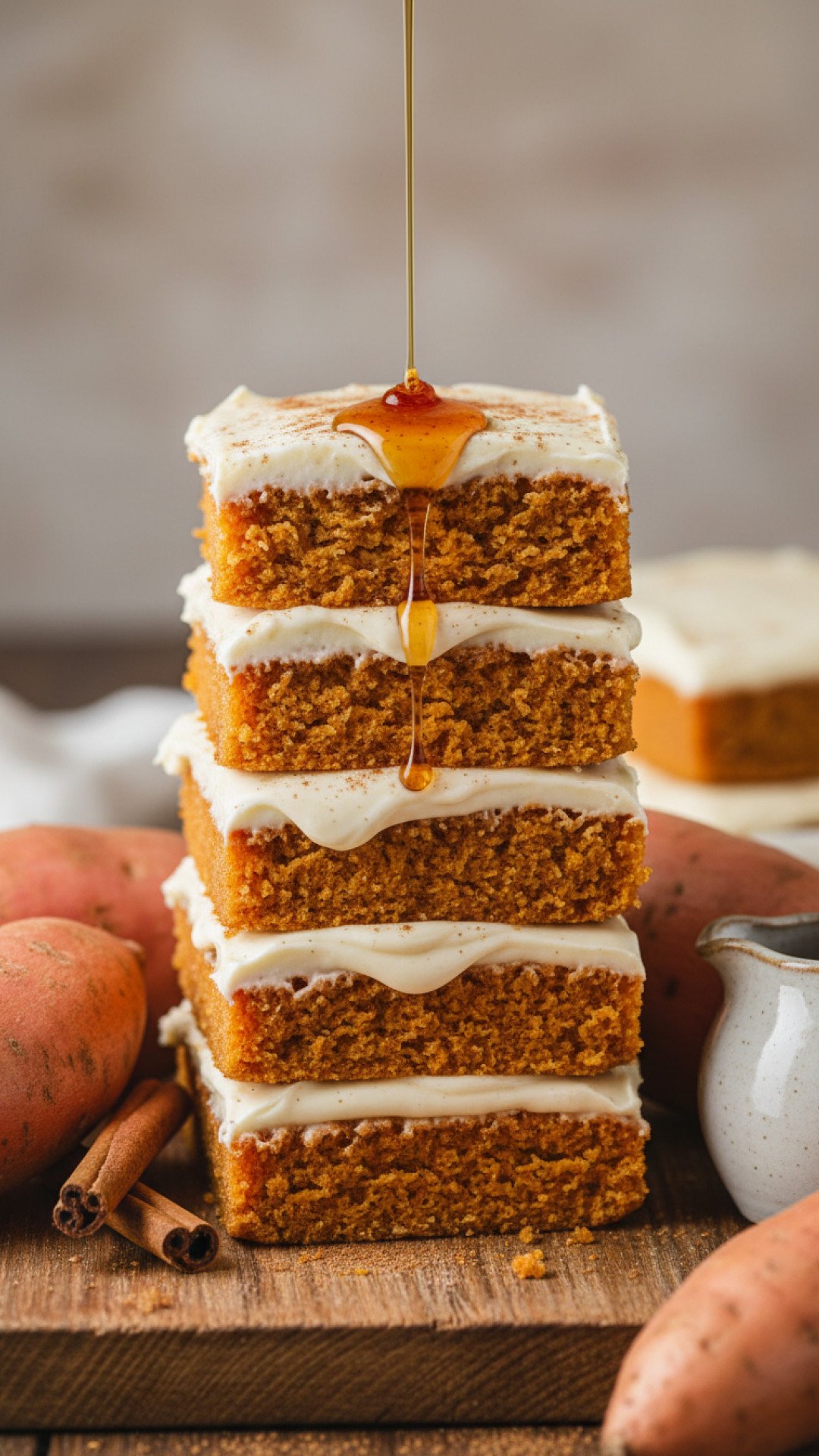 Sweet Potato Maple Bars Preparation