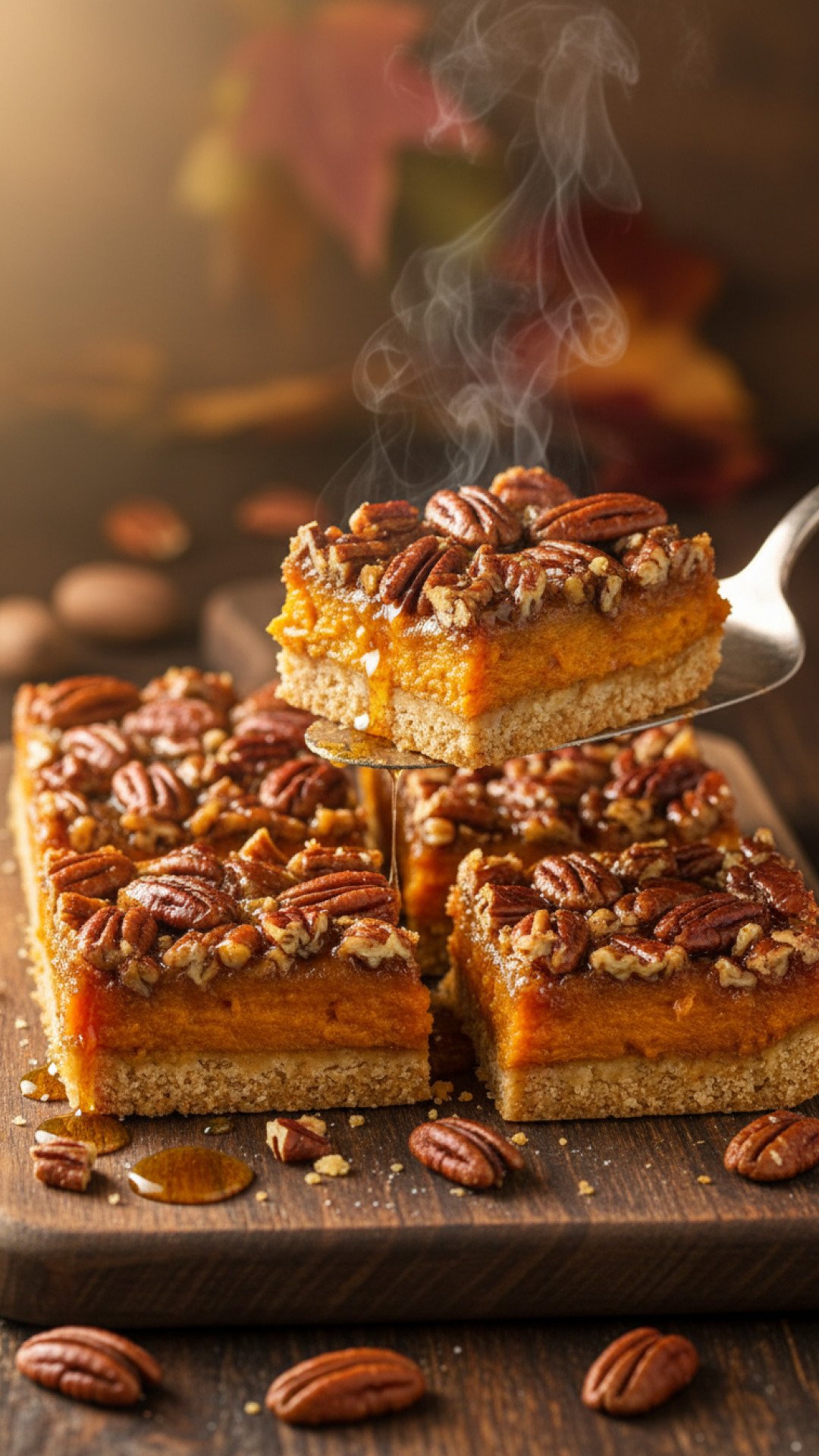 Sweet Potato Pecan Bars Preparation