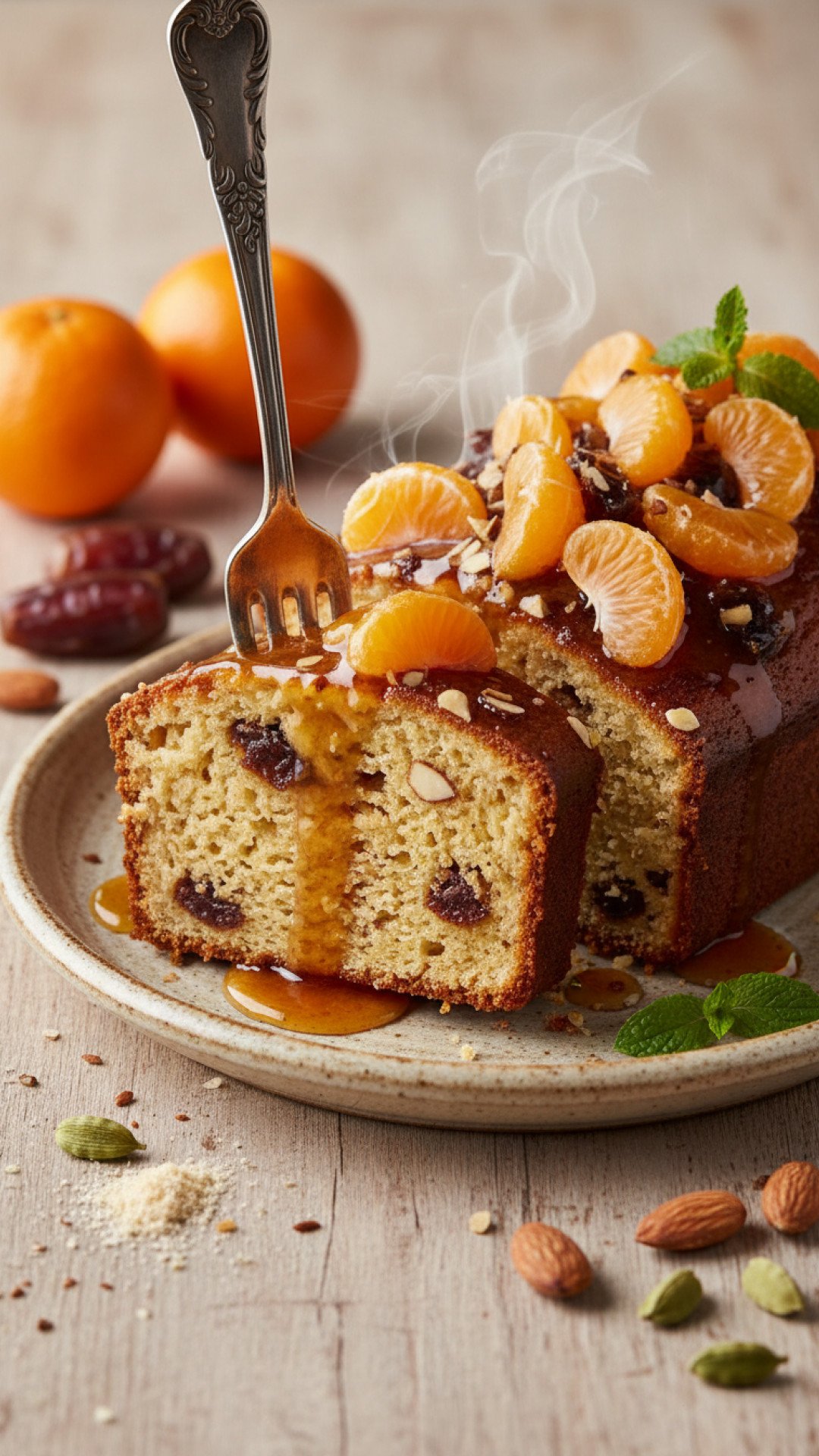 The Ultimate Tangerine Almond Date Cake with Cardamom Syrup 4 Tangerine Almond Date Cake with Cardamom Syrup Preparation