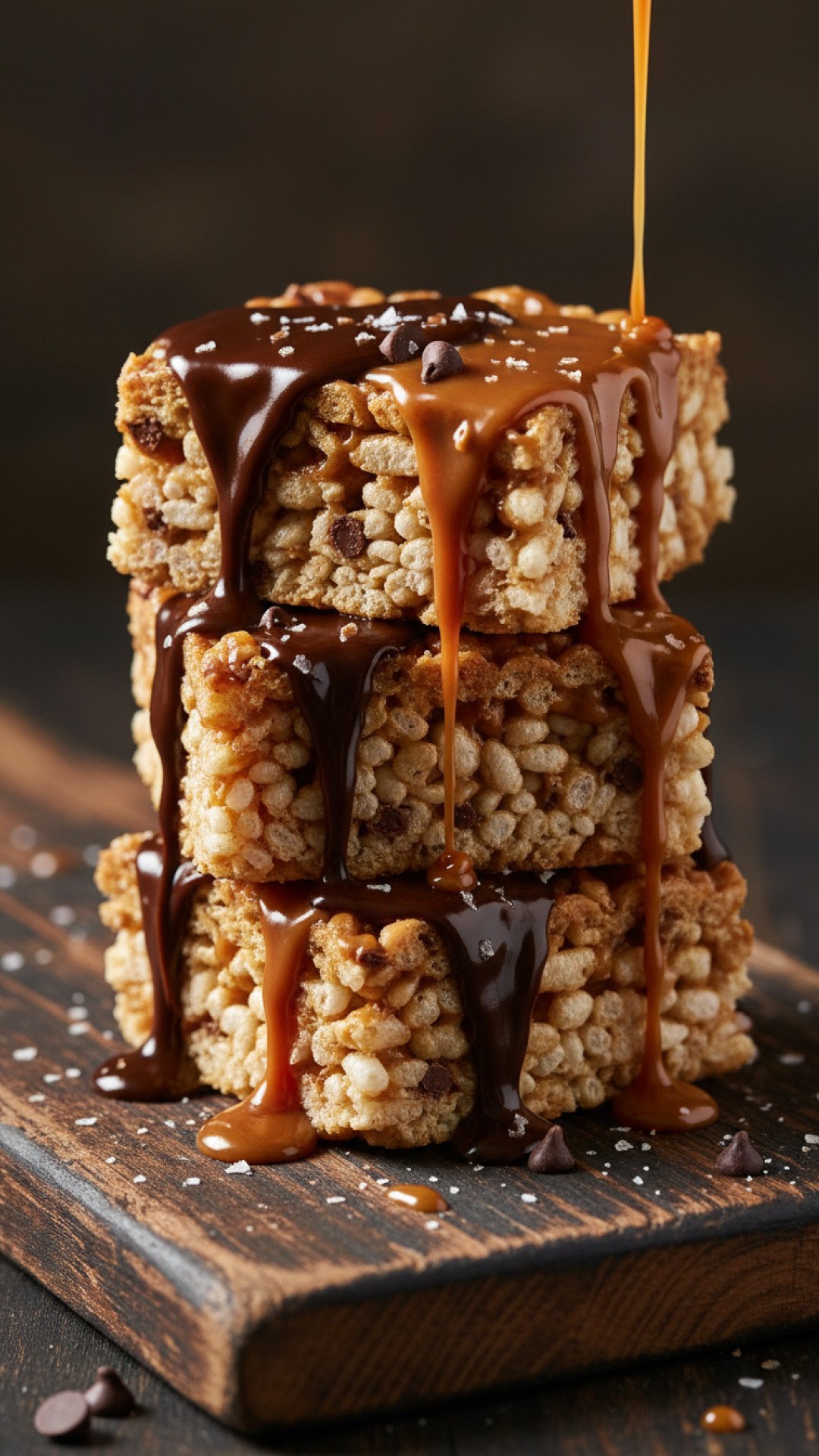 The Ultimate Caramel Chocolate Rice Krispies Preparation