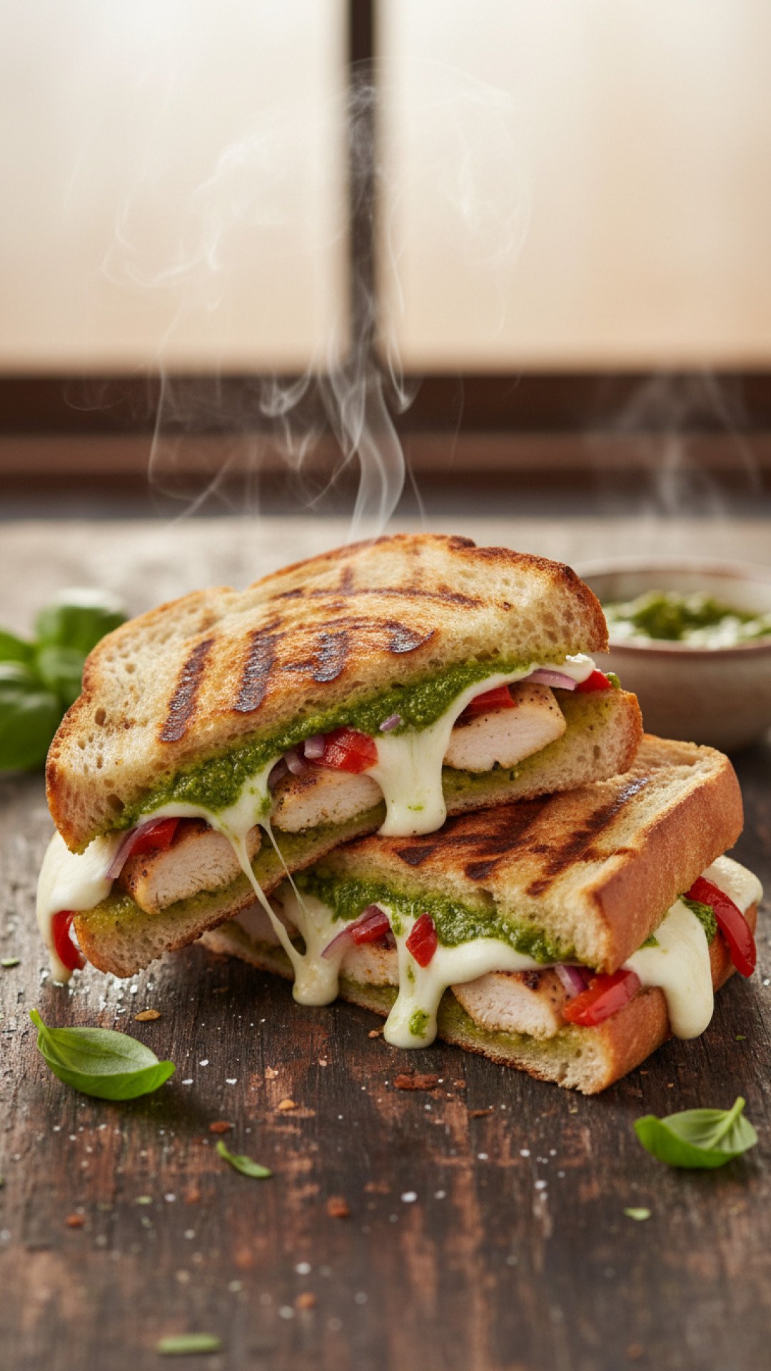 The Ultimate Italian Chicken Panini Recipe 4 The Ultimate Italian Chicken Panini Preparation