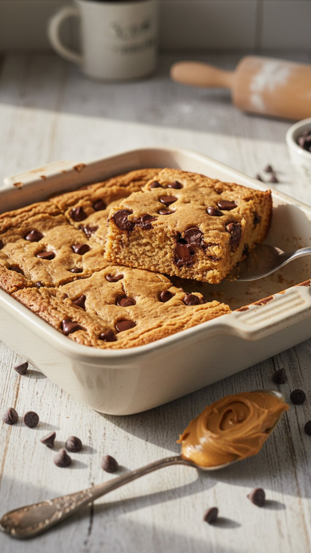 The Ultimate Peanut Butter Chocolate Chip Bars Recipe 4 The Ultimate Peanut Butter Chocolate Chip Bars Preparation